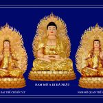20+ Hình Ảnh Tây Phương Tam Thánh Chư Phật Hộ Niệm