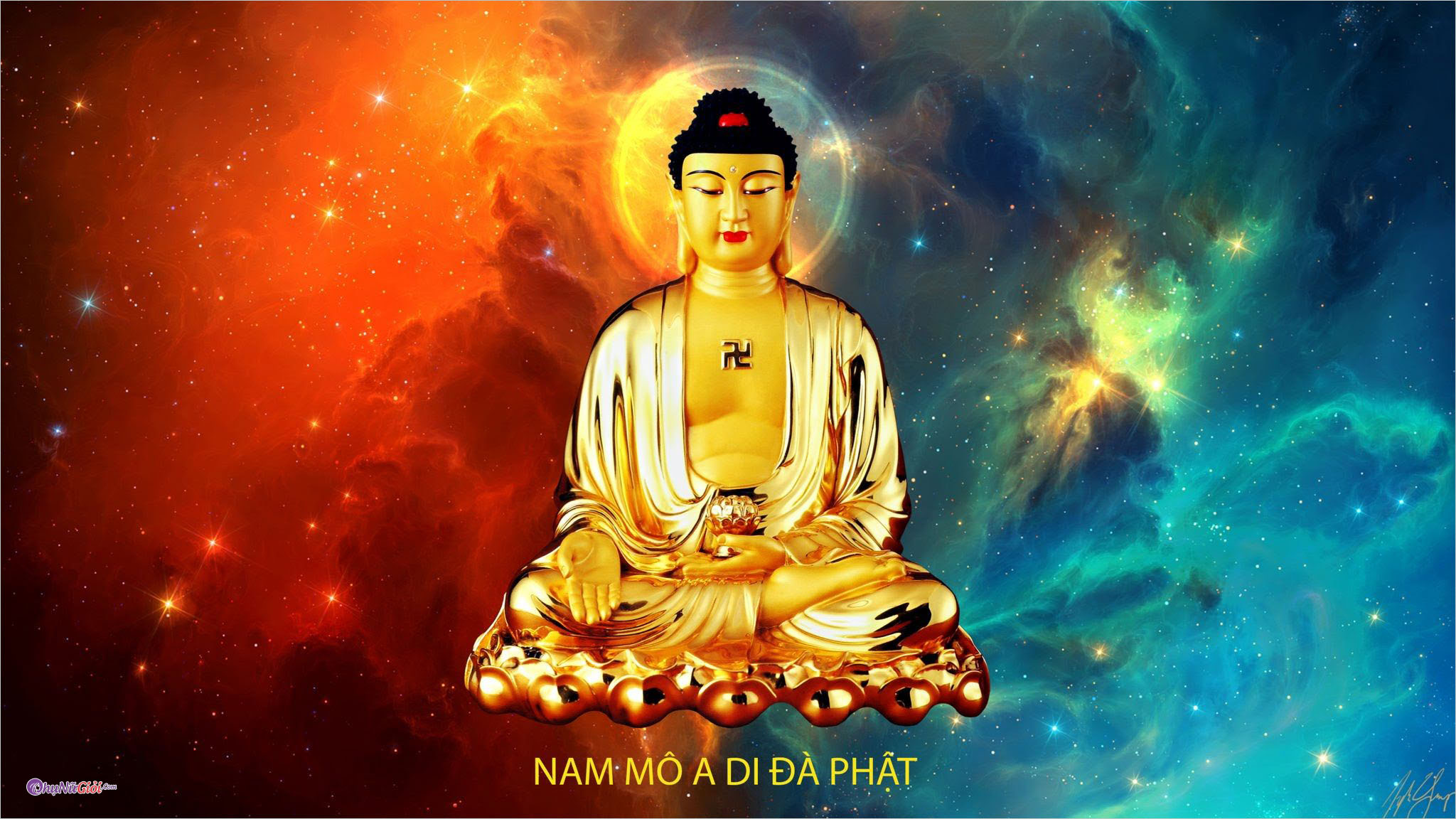 Hình ảnh Phật A Di Đà đẹp nhất thế giới, chất lượng cao