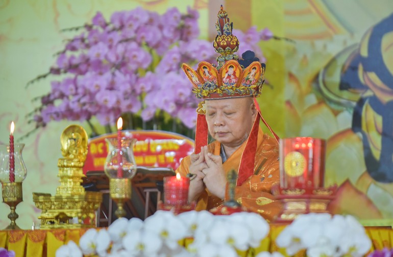 Trai đàn chẩn tế siêu tiến anh linh chư vị anh hùng, liệt sĩ tại Khu Di tích lịch sử Ngã Ba Giồng